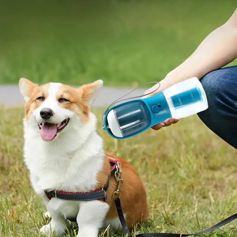 3-in-1 Portable Dog Water & Food Cup